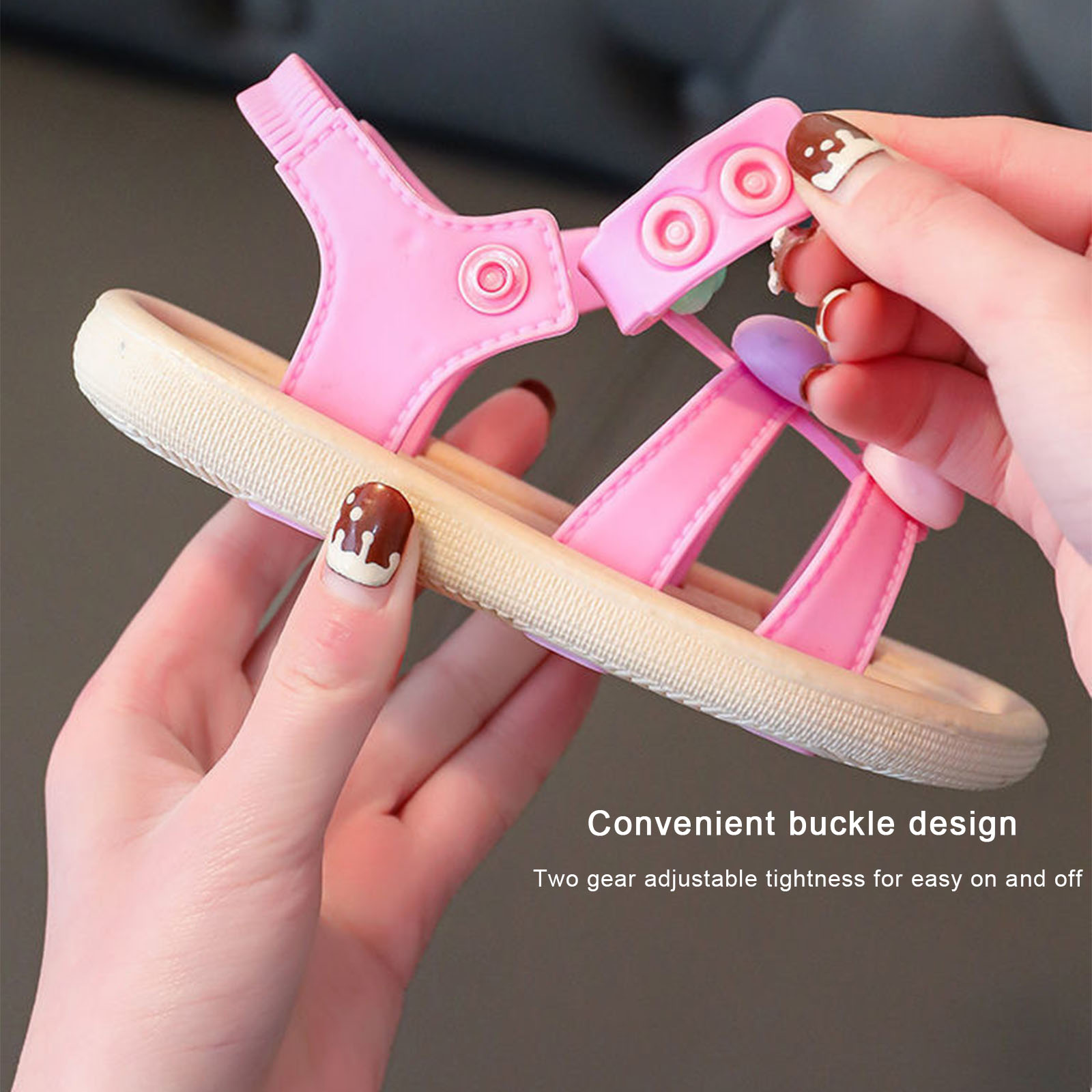 Sandales d'été antidérapantes pour bébés filles, chaussures plates à nœud papillon, couleur bonbon, pour premiers pas des tout-petits