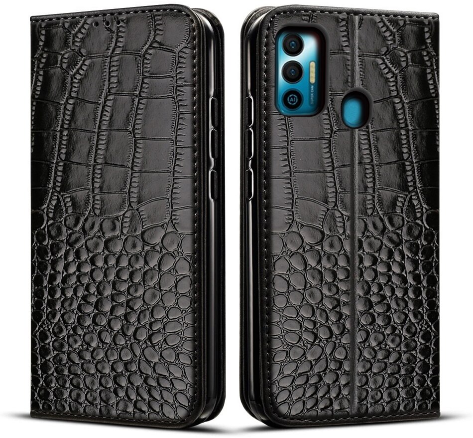 Étui à rabat en cuir pour Tecno Spark 7, porte-cartes, coque de téléphone