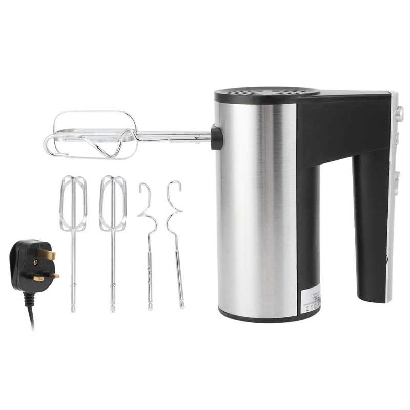 600W Egg Beater 5 Speeds Electric Food Mixer Dough Blender Kitchen Utensils UK 220V Kitchen Accessory