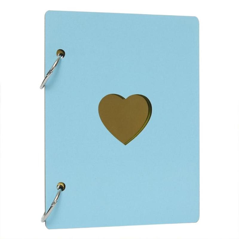 6 pollici retrò in Legno Foto di Copertina album Creativo Scavato Cuore di Amore A Mano FAI DA TE album di Foto album Libro Complementi Arredo Casa Regalo Dei Capretti