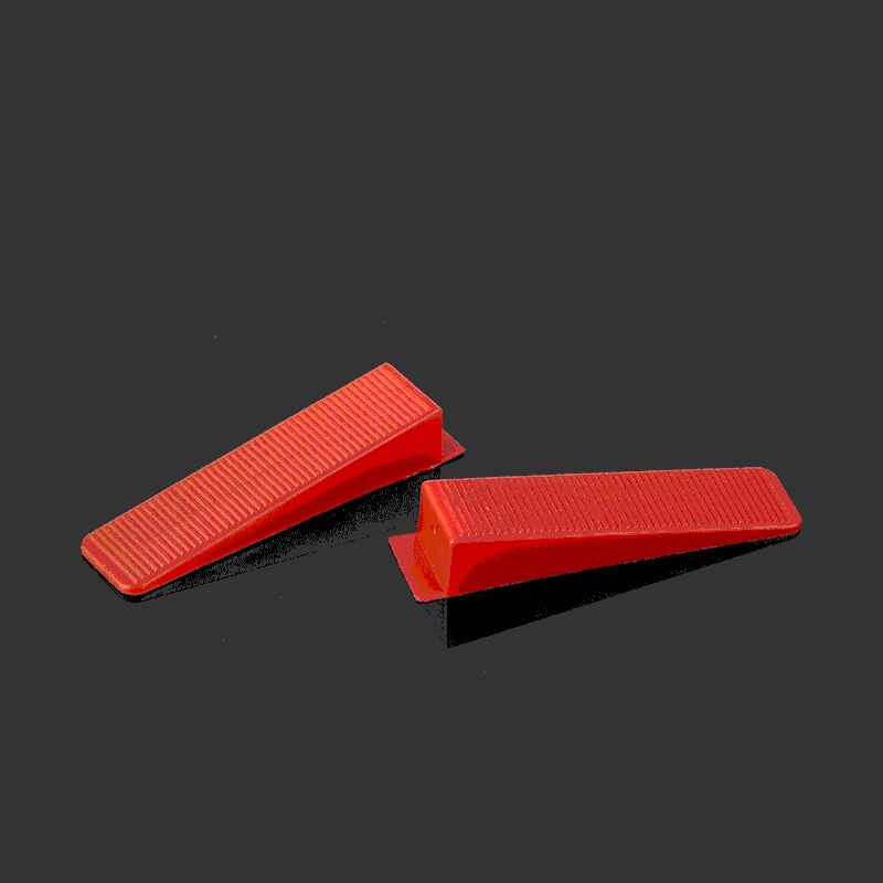100pcs Wedges Plastic Ceramic Tile Leveling System Tiling Floor Wall Carrelage Spacers Locator Leveler Level Construction Tool