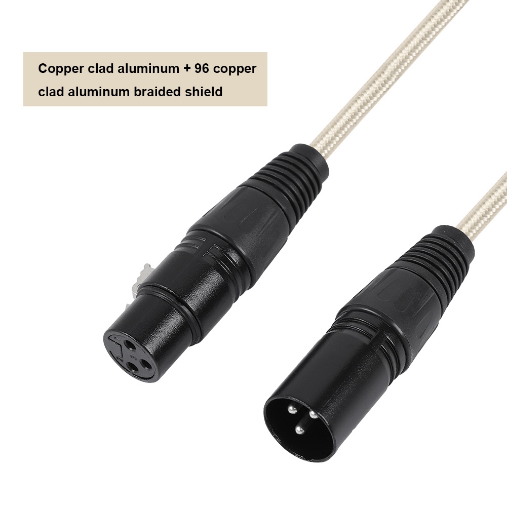 Xlr Man-vrouw Microfoonkabel Audio Mic Kabel BK2019G Man-vrouw Audio Kabel (20 M)