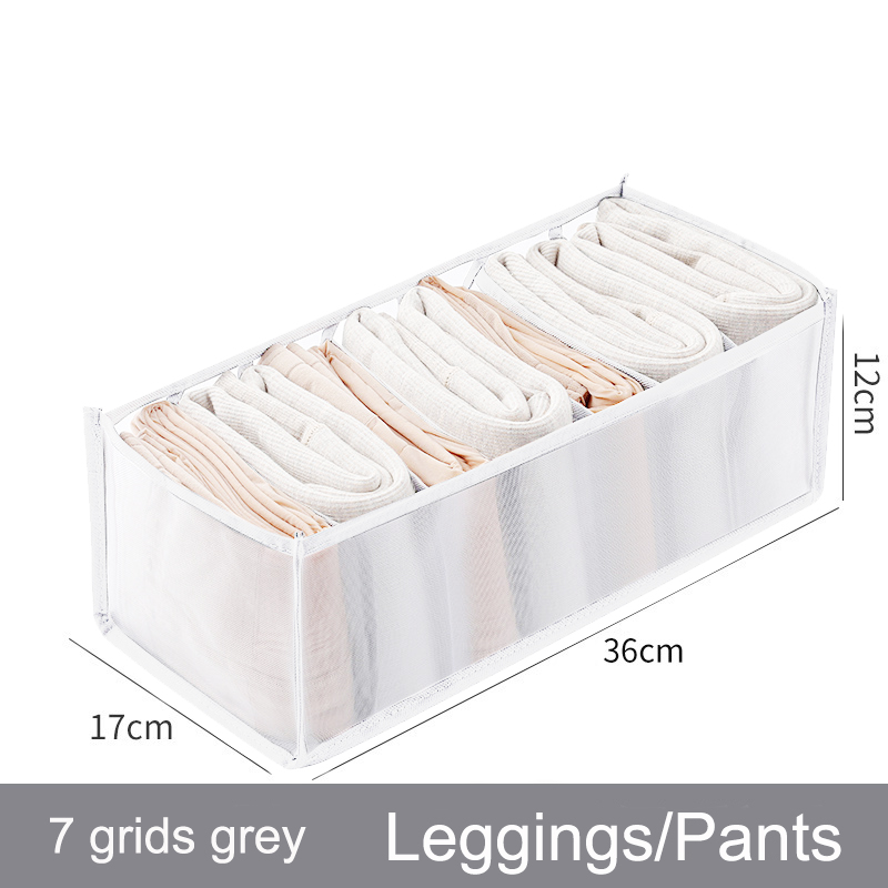 Organisateur de stockage de sous-vêtements pour la maison, organisateur pour Leggings, Jeans et collants, diviseur pratique, boîte de rangement de tiroir