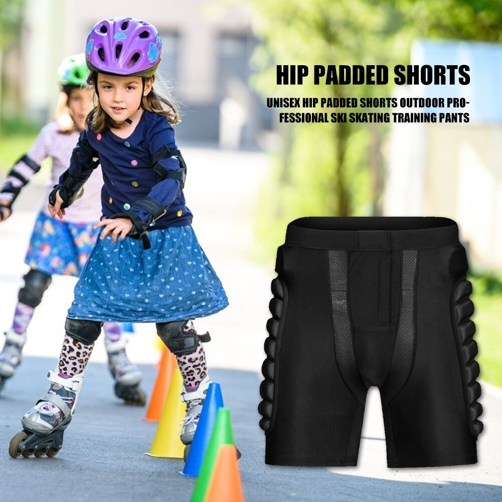 Skiing Hip Padded Shorts Breathable Outdoor Sports Shorts Shock-resistant Shorts Resistance Roller Padded Shorts