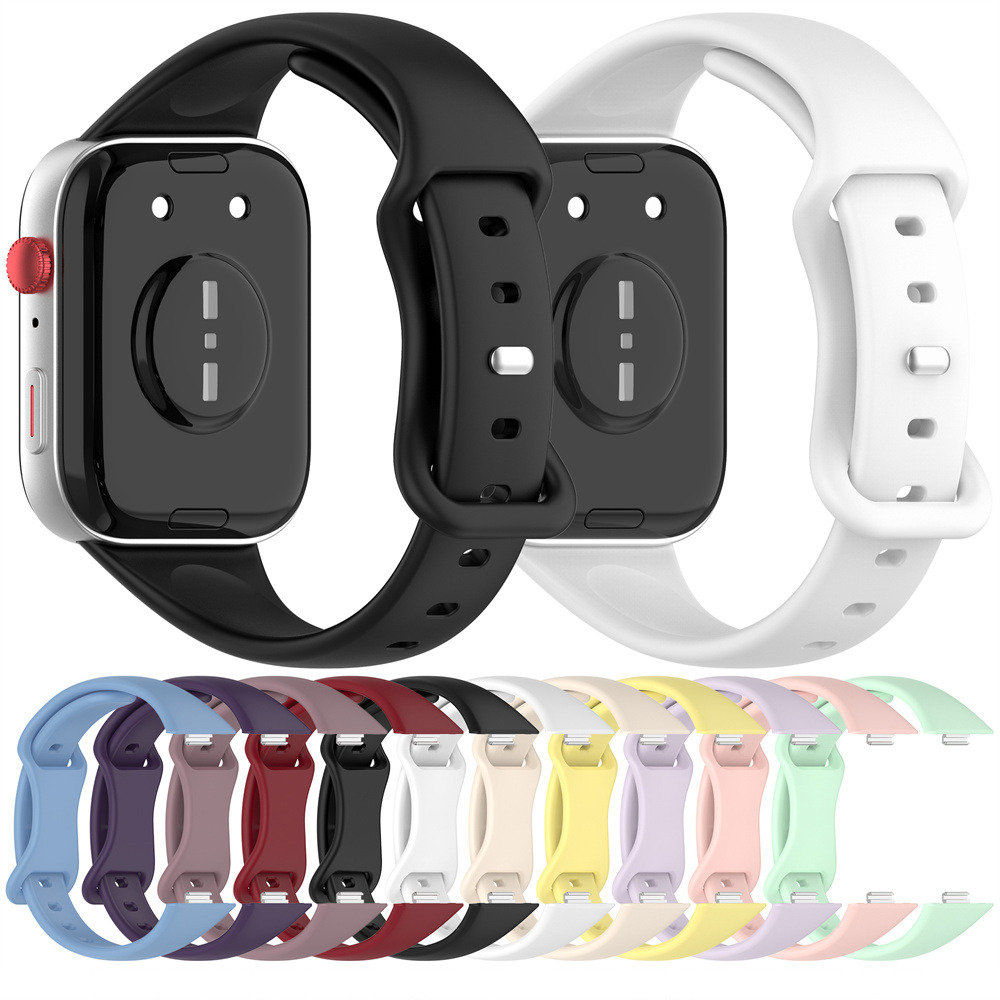 Silicone Straps For Huawei Watch Fit4 /Fit 4 Pro Smartwatch Accessories Wristband Bracelet Belt Correa For Huawei Watch Fit3