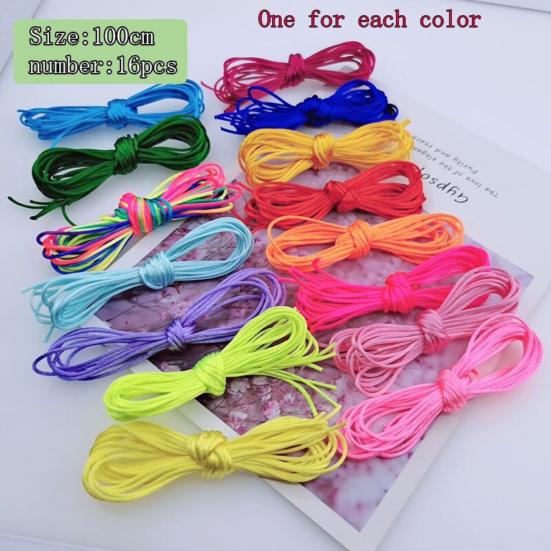 Pelucas de arcoíris para niños, cinta de pelo trenzada colorida, cinta para el pelo trenzada: caishenghunse16pcs