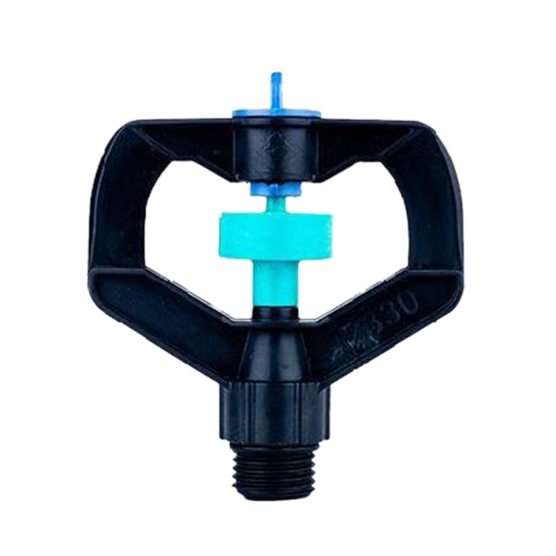 1/2 inch buitendraad roterende sproeier tuinsproeier 2 gaten 360 graden sproeikop irrigatie accessoires