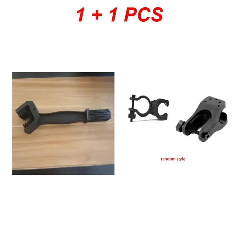 Draagbare fietskettingreiniger motorfiets racefiets ketting schone borstel fiets schoon gereedschapsset fietsen kettingreiniger onderhoud: Black