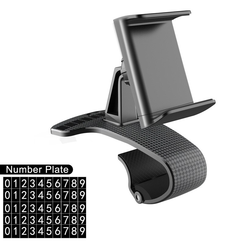 HUD Dashboard Car Phone Holder 360° Adjustable GPS Clip Mount Stand Display Bracket Support for Tesla Model 3 Y S X Accessories: Wide Head