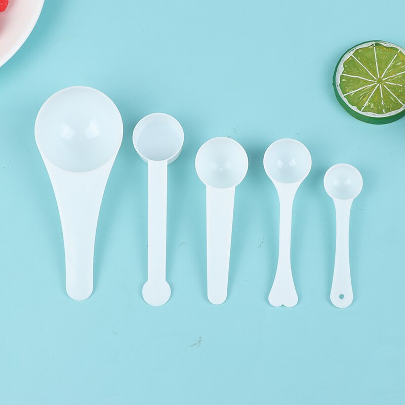 Cuillère doseuse en plastique, 10 pièces, 1g 3g 5g 10g 15g, cuillères doseuses pour lait en poudre