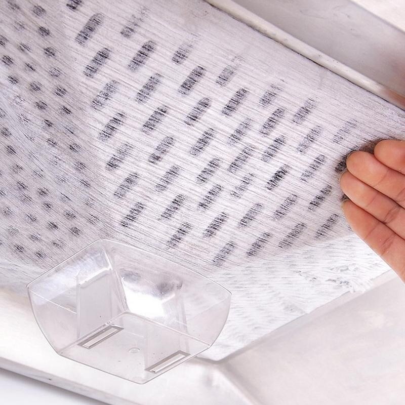 Filtro de grasa de Campana Extractora no tejido para cocina, papel de filtro de aceite de cocina, buen Material y buena permeabilidad al aire, 12 Uds.