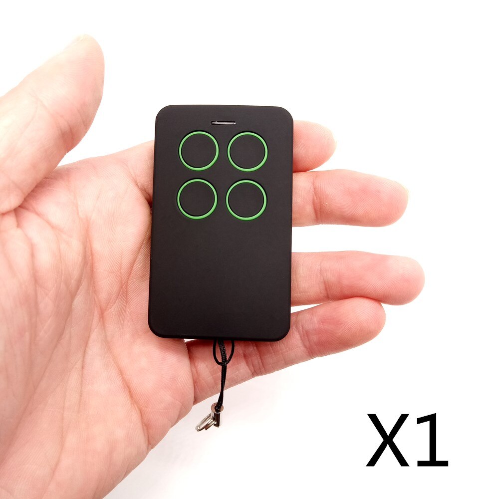 Télécommande de porte de Garage, Multi fréquence 280-868 MHz, commande de porte de Garage, Code à roulement émetteur Fobs 433 868 MHz: green