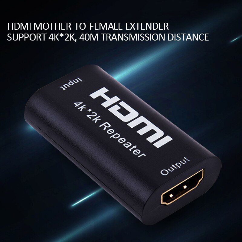 Adaptador De Hdmi Banhado Een Ouro 4K * 2K, Extensor De Sinal, amplificador De Sinal Com Mais De 4.95Gbps Extensor Tslm1