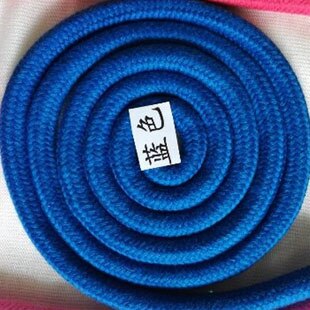 Rhythmische gymnastik seil tanzen Fitness seil Baumwolle und leinen Seil ist weich und leicht zu bedienen 3 Meter: Blau