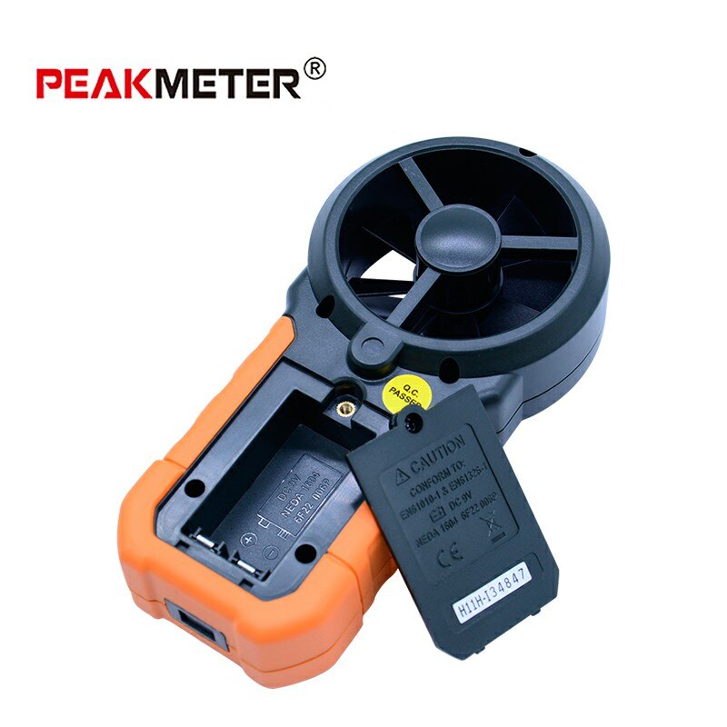 PEAKMETER PM6252A/B USB Digital Anemometer Temperature Humidity Wind Speed Air Volume Measuring Meter With LCD Backlight