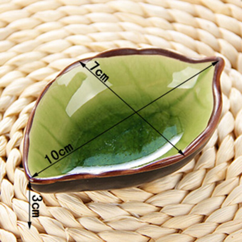 Kiinalaistyylinen kastike veneet keraamiset lehdet keraamiset astiasto keittiö ravintola monikäyttöinen kastike astia kastike astia