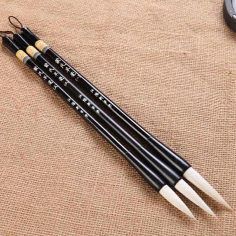Ruyang Liu Chinese Calligraphy Brush Pen Set Soft Woolen Hair Calligraphy Writing Brush Pen Chinese Traditional Writing Supplies