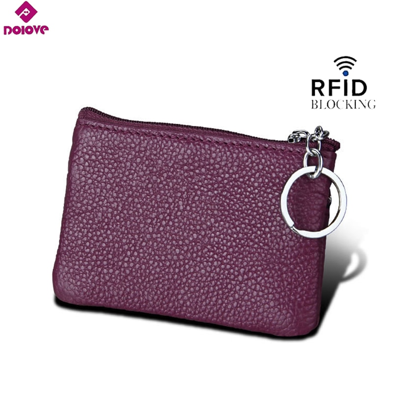 DOLOVE Brand Split Leather Women Wallets Mini Purse Lady Small Leather Wallet with Coin Pocket D-7508