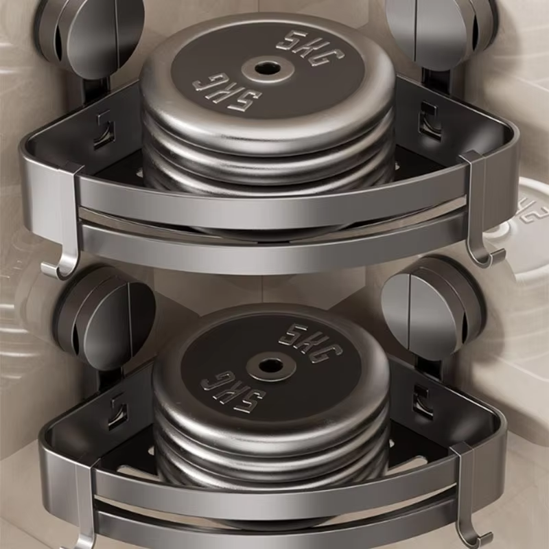 Badkamer Zuignap Type Opbergrek Zonder Ponsen Statiefrek Toilet Muur Hoek Muur Hangende Opbergplank