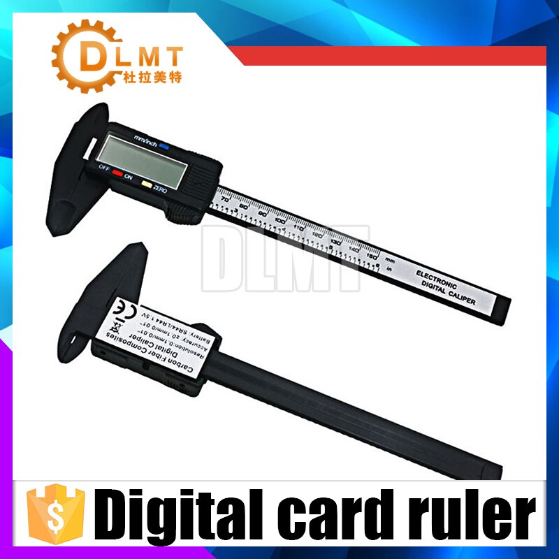 QST008 LCD Digitale Elektronische Carbon Fiber Schuifmaat 150mm 6 inch Gauge Micrometer Meten