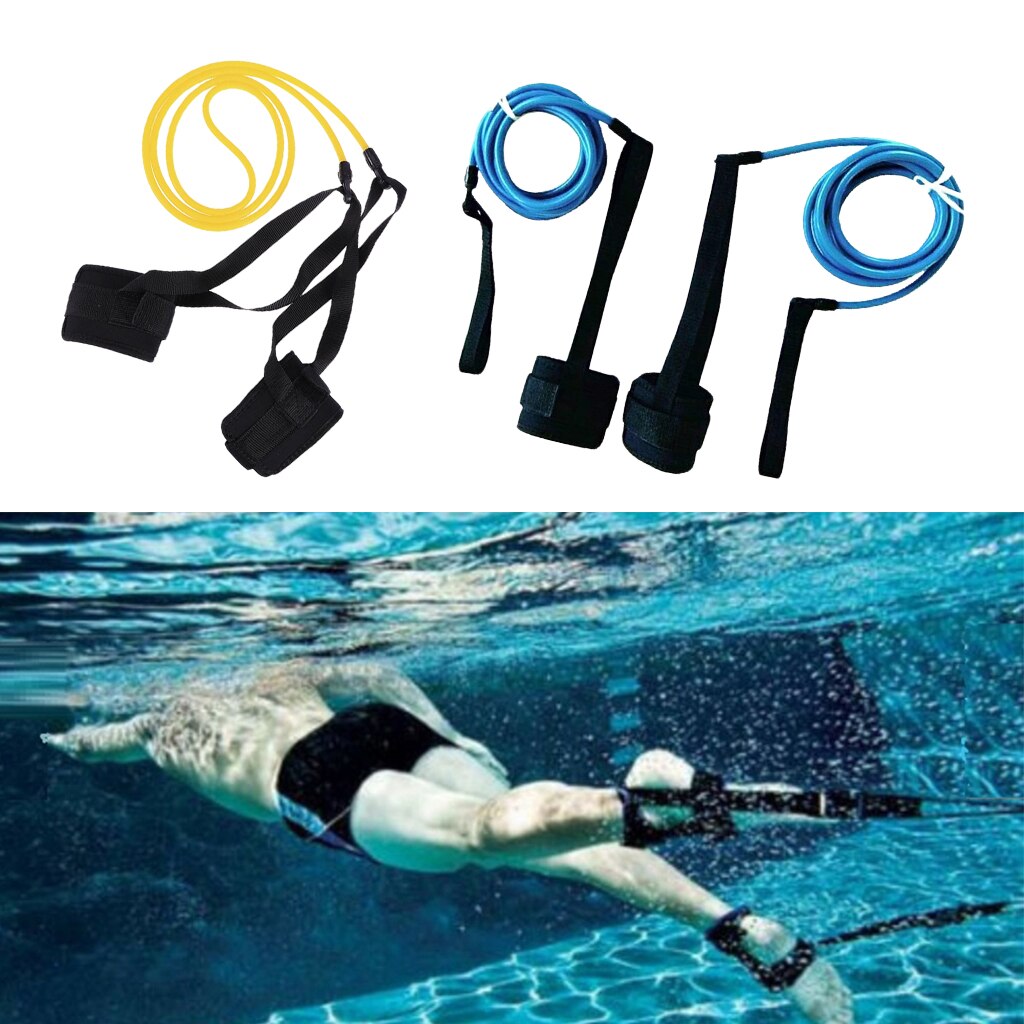 2x cintura da allenamento per nuoto cinturino alla caviglia stazionario per nuoto ginnico