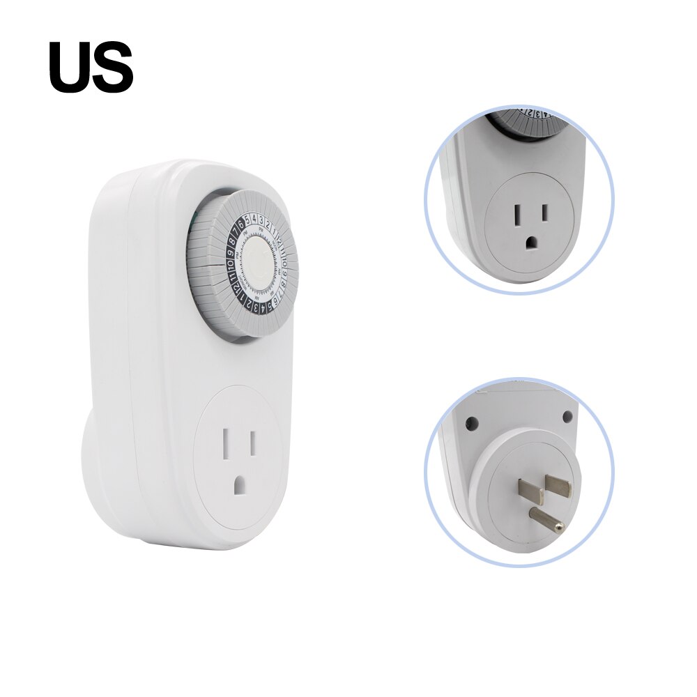Manhua germany plug -in 230 vac 16a gmt 02a mekanisk energibesparende køkken-timer-switch til hjemmebrug