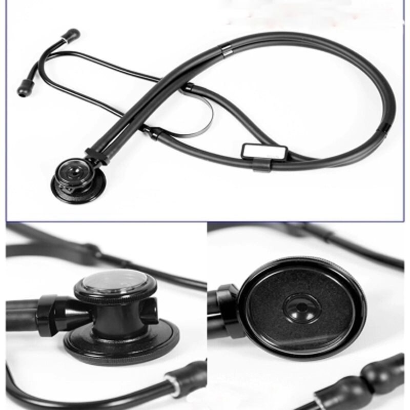 Stetoskop dobbelt rør dobbeltsidet læge stetoskop kan lytte til føtal hjertelyd tilbehør pakke pleje