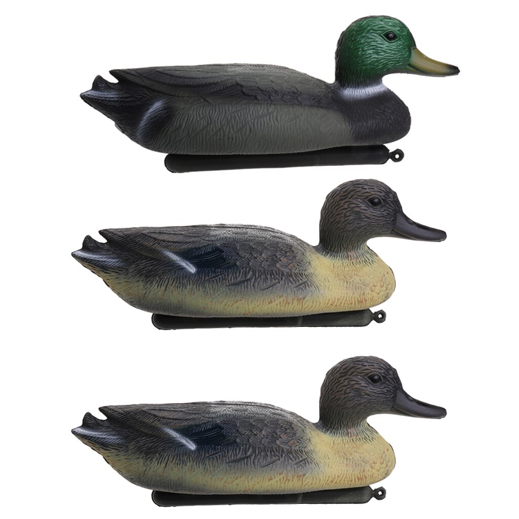 3 Pieces, Durable Drake Duck Decoy, Lawn Ornaments, Garden Decors, Garden Repeller