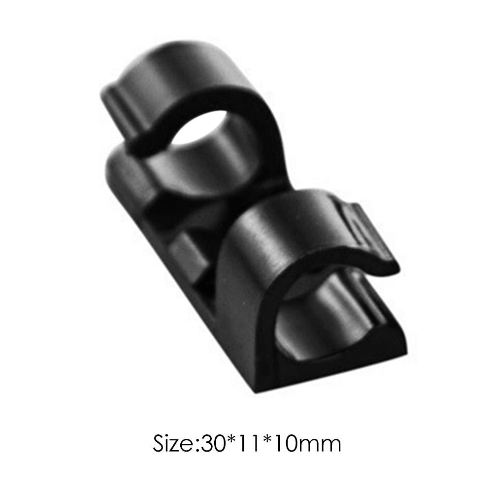 20 Stuks Auto Tie Lijnen Vaste Clip Usb Wire Cable Line Organizer Retainer Klem Kleine En Praktische Nail-gratis En Traceless: WHITE