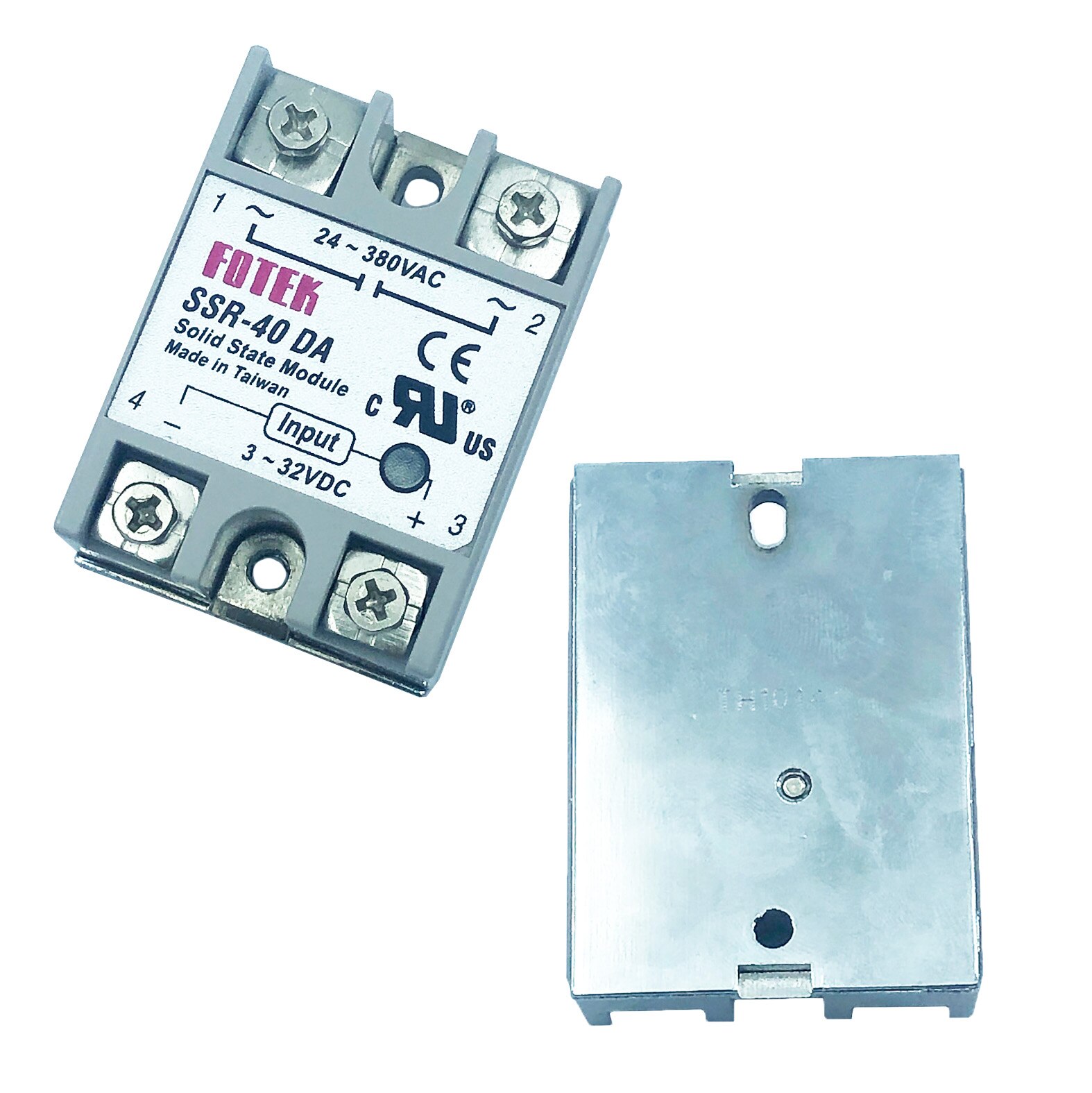 40A single-phase solid state relay module SSR-25DA DC control AC AC AC control AC small SSR-10DA SSR-40DA 10A 25A