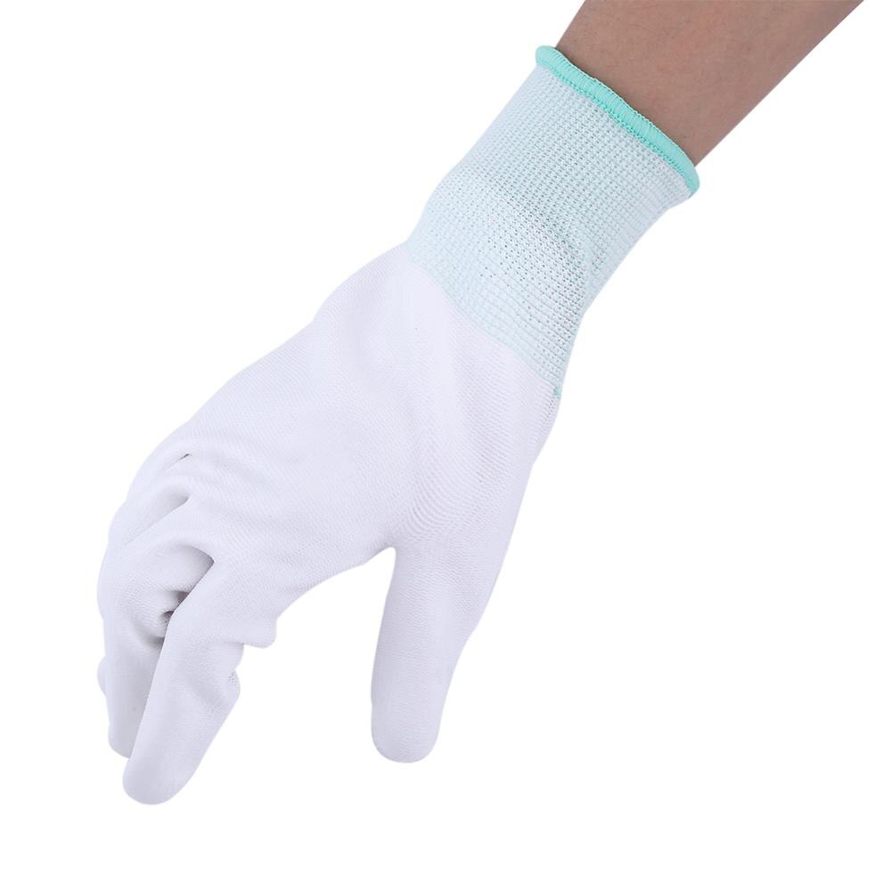 1 paar Antistatik-handschuhe Anti Statische ESD Elektronische Arbeits Handschuhe pu beschichtet Palme beschichtete Finger PC Gleitschutz für Finger Schutz