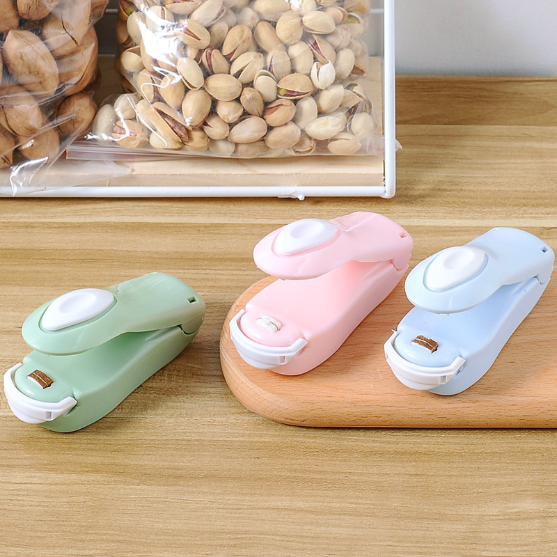 HOMETREE – Mini support portable électrique, Machine à sceller les collations, à chauffage électrique, emballage scellé, sac en plastique, sac alimentaire scellé
