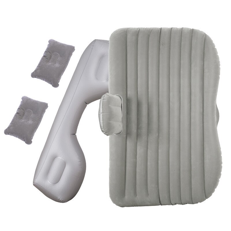 Łóżko w kształcie samochodu powietrze nadmuchiwany materac podróż uniwersalny ForBack siedziba wielofunkcyjna sofa poduszka na wolnym powietrzu kemping mata sofa z poduszkami cama: szary