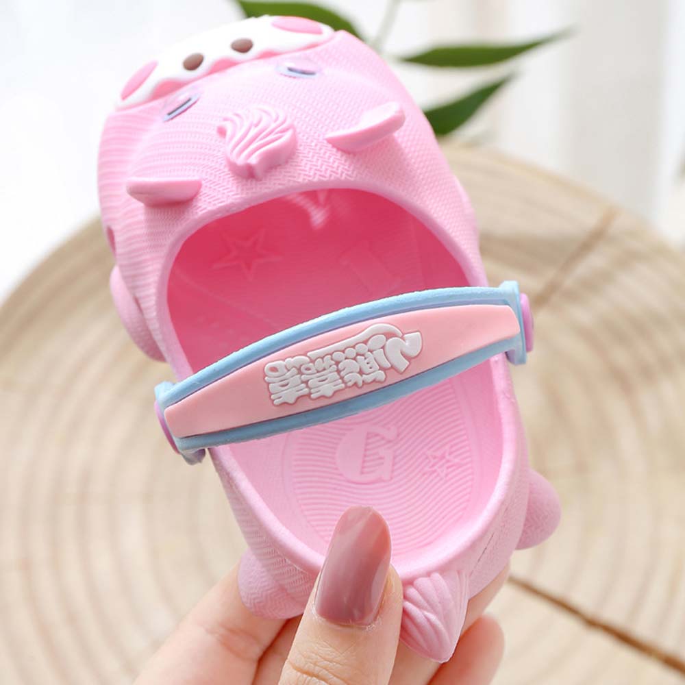 Barn trend søte tøfler sommer barn gutter sandaler tøfler jenter hull sko barn hull sko anti-skli sandaler