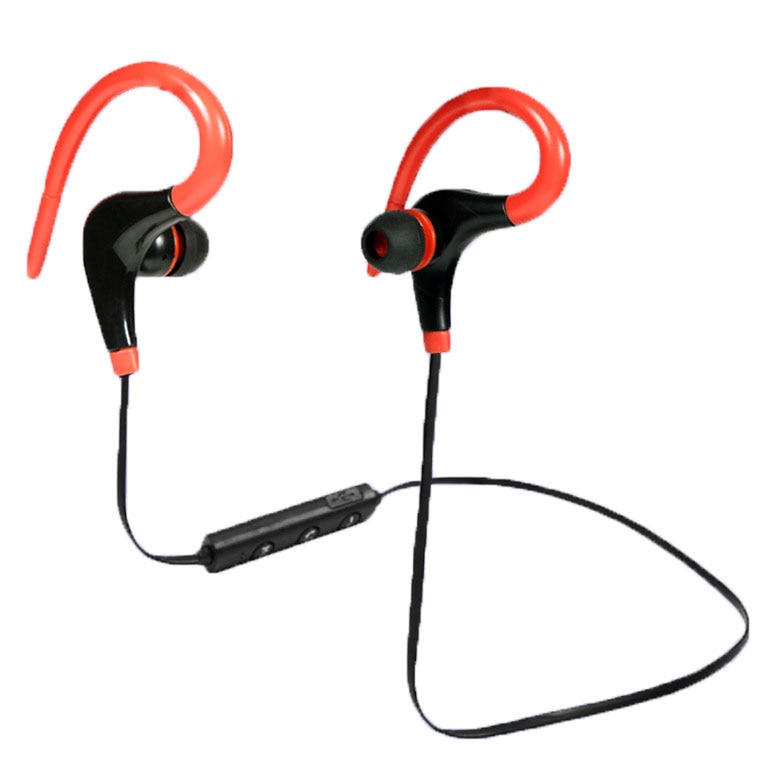 Draadloze Bluetooth 4.1 Headset Voor Iphone Xiaomi Sport Nekband Oordopjes Met Microfoon Stereo Oortelefoon Voor Windows/Ios/Android: Red