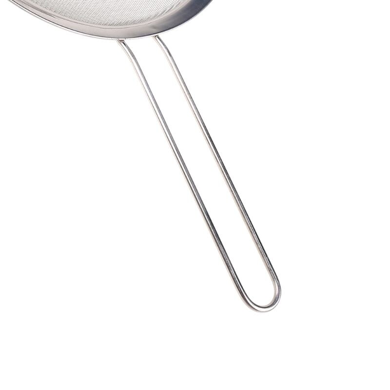 Stainless steel kitchen sieve fine mesh, reinforced handle, set of 4 sizes 8/12 /18/20cm Y5LF