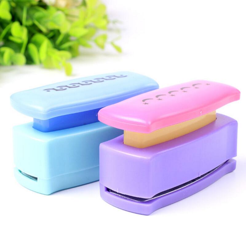 15 Style DIY Paper Printing Card Cutter Scrapbook Shaper small Embossing device Hole border Punch Kids Handmade Craft YH43