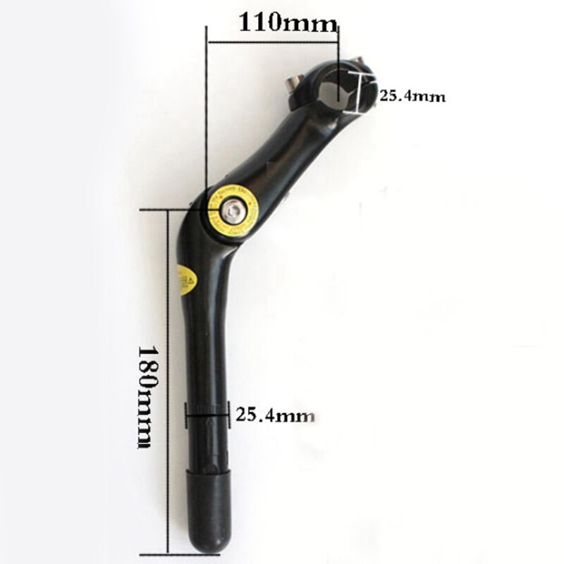 Adjustable Bike Stem Handlebar Riser Adjustable Aluminum Alloy Handlebar Extensions Mountain Bike Road Bicycle 25.4mm