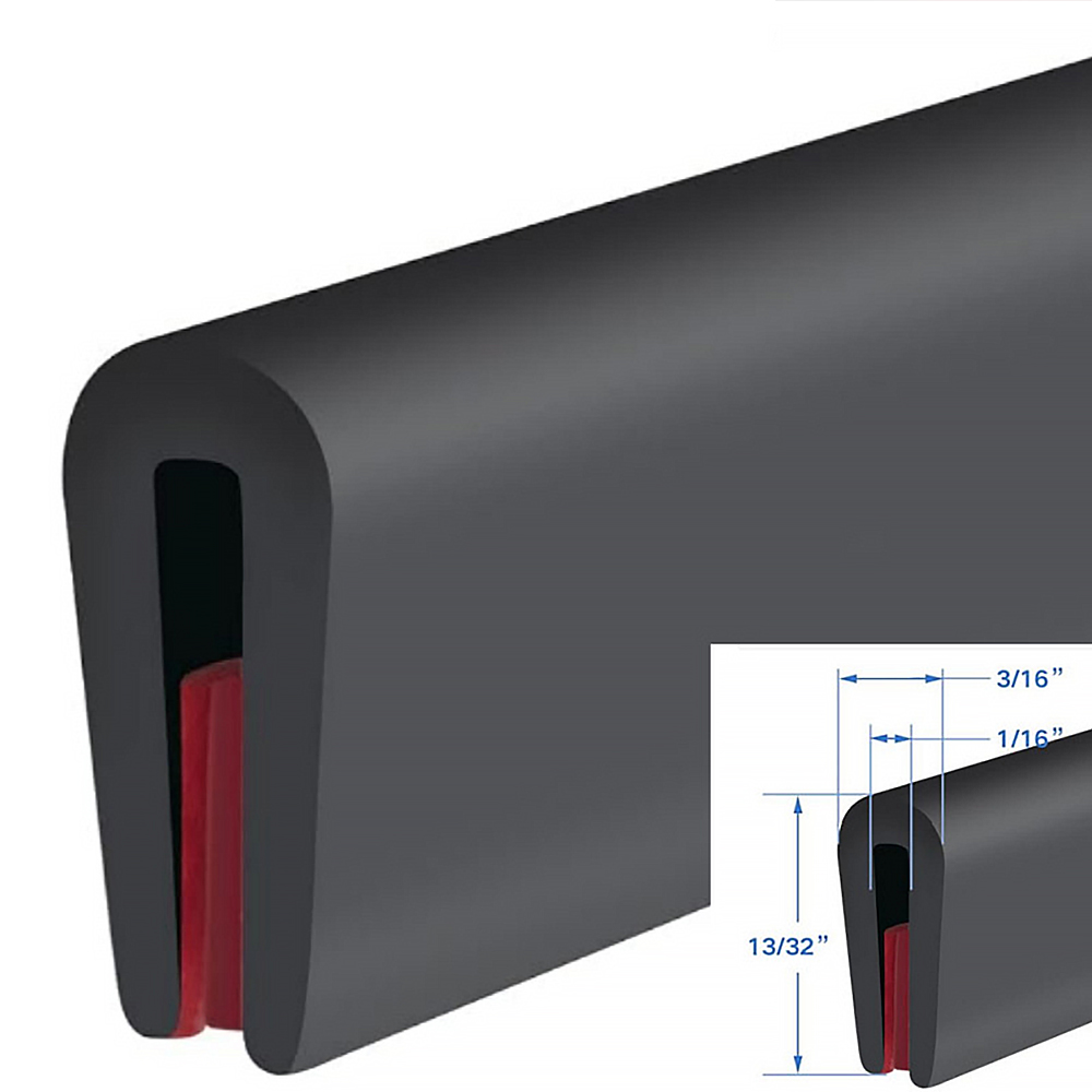 3M Car Door Edge Protector Seal Strip Trim U-Shape Rubber Guard Weather Seal Waterproof EPDM Seal Edge Shield Car Accessories