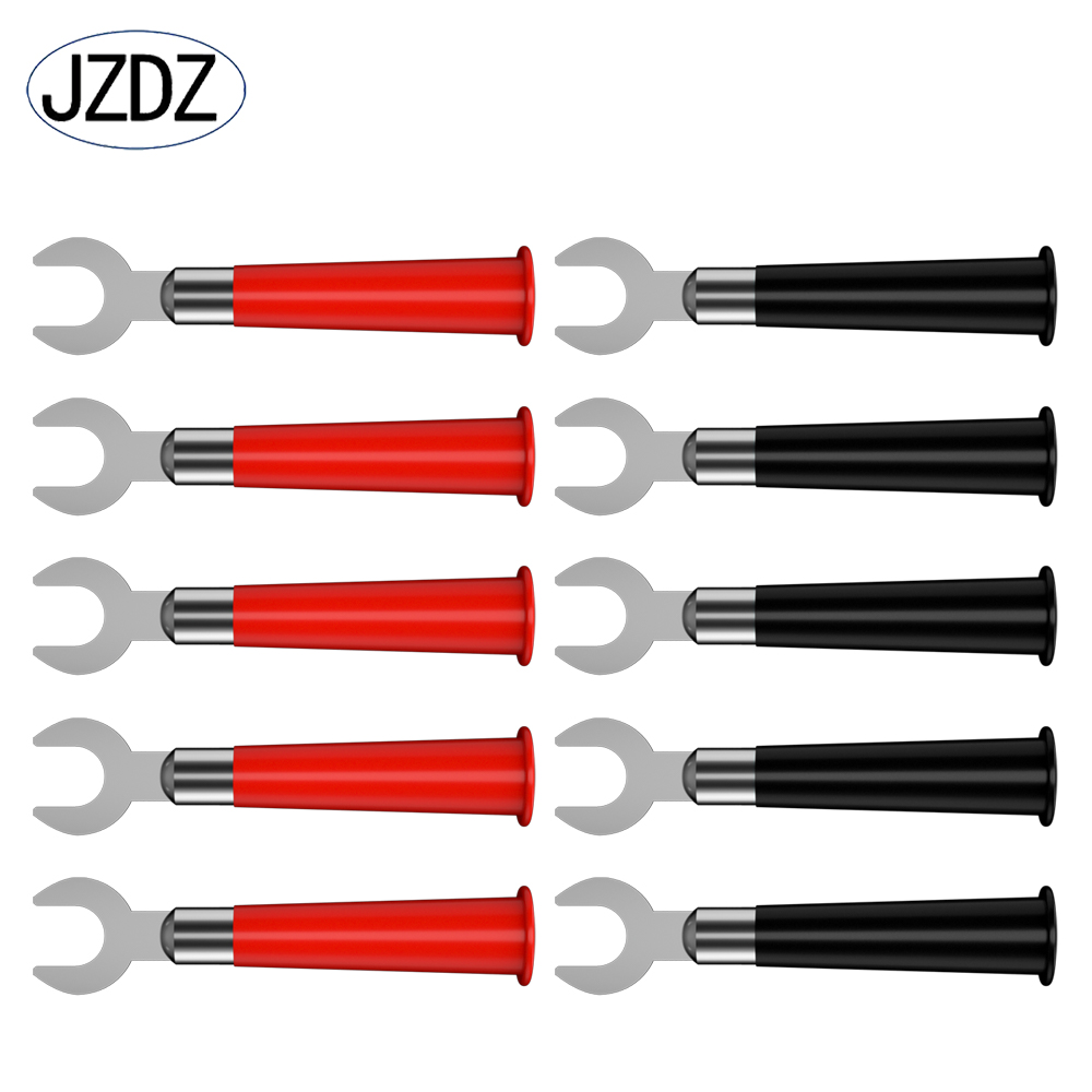 JZDZ10PCS 6MM Insulated Fork Spade U-Type Wire Connector Electrical Crimp Terminal Y Spade Plug Copper Banana Socket 6mm J.10009: Lavender