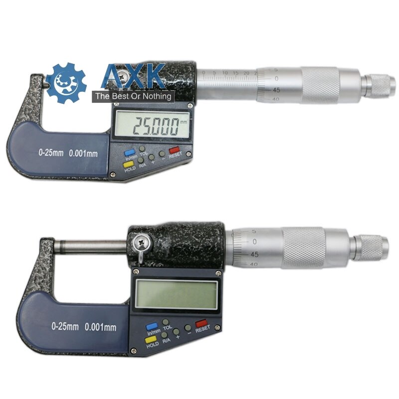 Digitale Mikrometer 025mm 0,001mm metrisch/Zoll E... Grandado