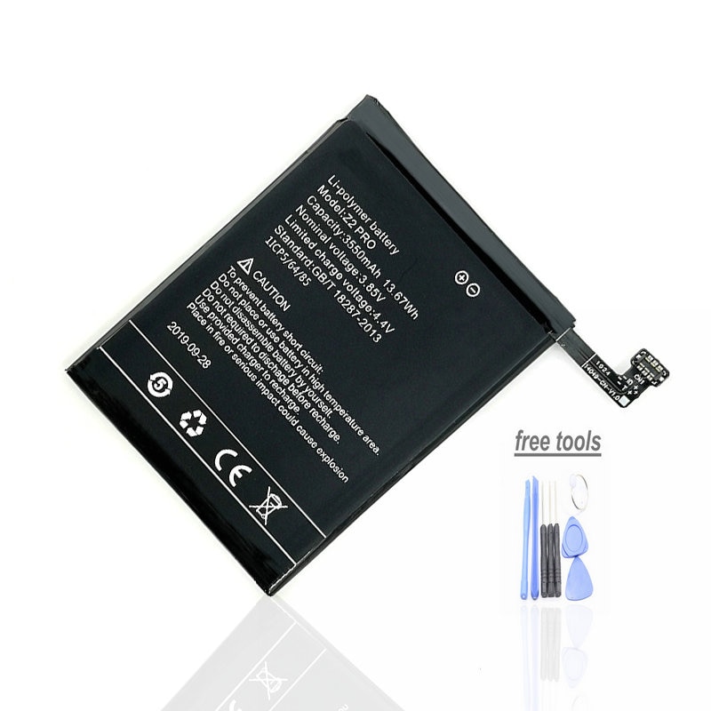 1x3550 mAh Batterij Vervanging Voor UMI UMIDIGI Z2 Pro Smart Phone Batterijen + Reparatie Gereedschap kit