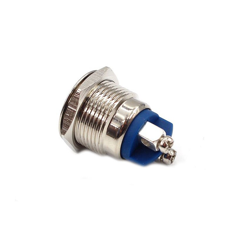 1PC 16mm LED Metal Indicator Light Waterproof Signal Lamp Warning Lights 12V 24V 220V Volts Red Blue For Dashboard Boat Light