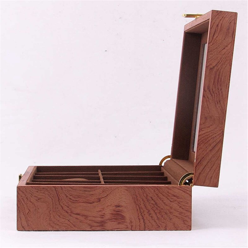 Retro Wooden Watch Display Case Durable Packaging Holder Jewelry Collection Storage Watch Organizer Box Casket