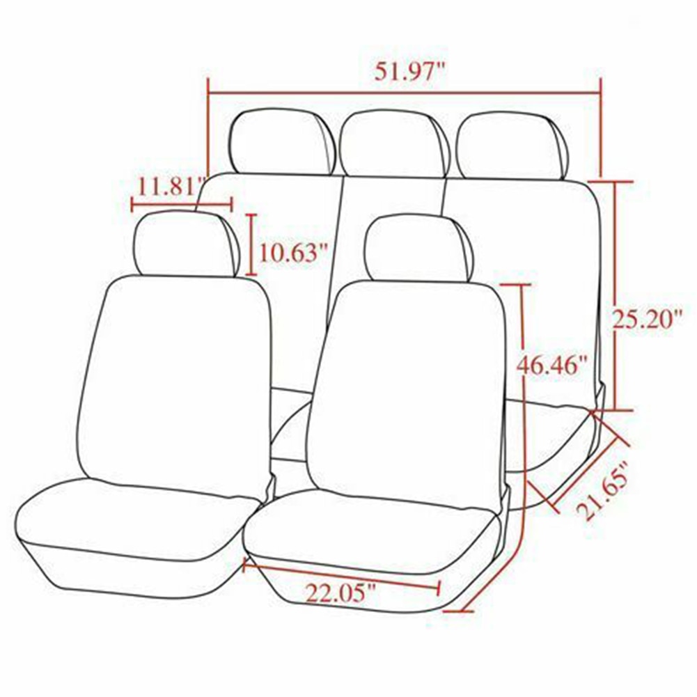 10 Teile/satz Auto Sitz Abdeckung Universal- Auto Vorne Hinten Sitz Schutz Abdeckungen Kissen Auto Styling Innen Zubehör Auto Sitz Abdeckung
