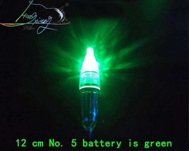 Diepzee Vissen Zoetwater Universele Led Vis Attractie Lamp Diep Water Vissen Lamp Vis Lokken Verlichting Met Batterij: green 12cm