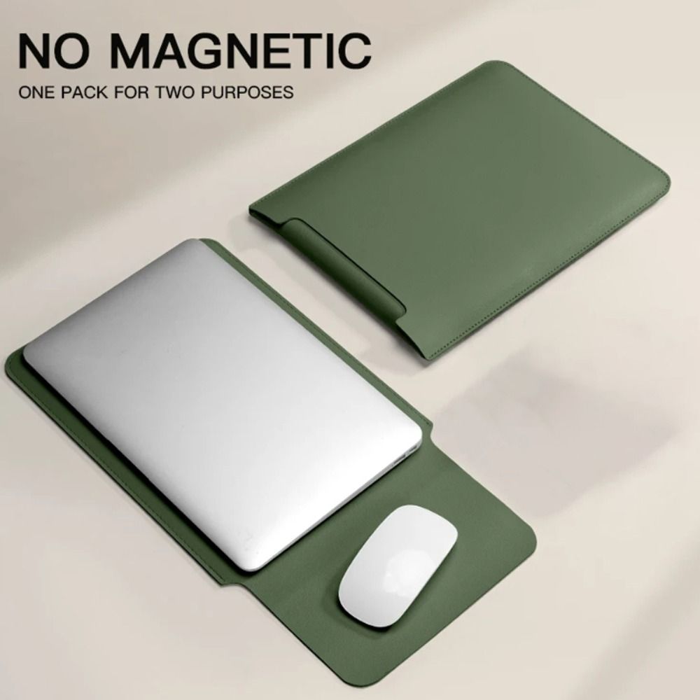 11 13 14 15 inch Laptop Sleeve Case Ultra Thin PU Leather Ultrabook Cover Notebook Bag Protect Pouch for HP/Dell/Surface