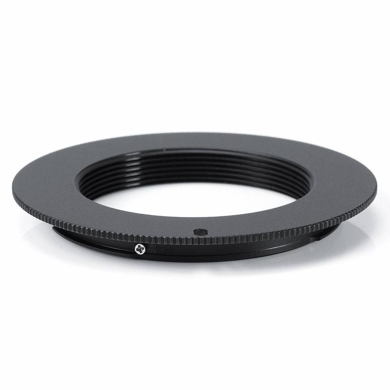 M42 Lens Canon Body Adapter Ring Zwarte Aluminium Adapter Ring Heeft Een Top