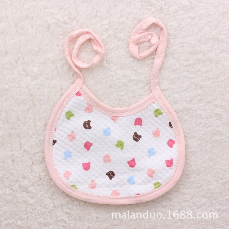 2 teile/los Baumwolle Baby Lätzchen/Infant Speichel Handtücher/Baby Wasserdichte Lätzchen/Neugeborenen Tragen Gesundheit Bib Infant Baby nette Feeding Bieten B131: Rosa