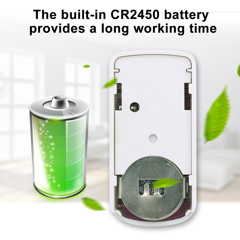 Wireless Vibration Sensor Door Windows Intelligent Vibration Detector PIR Motion Sensor for Home Security Alarm Safety System